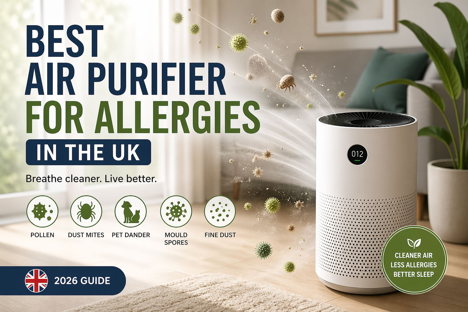 Best Air Purifier for Allergies in the UK